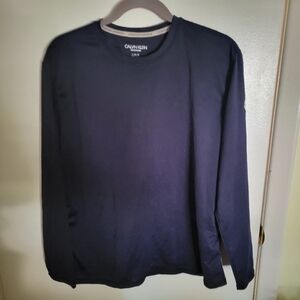 Calvin Klein Swim Wear Long Sleeve Shirt Navy LGR